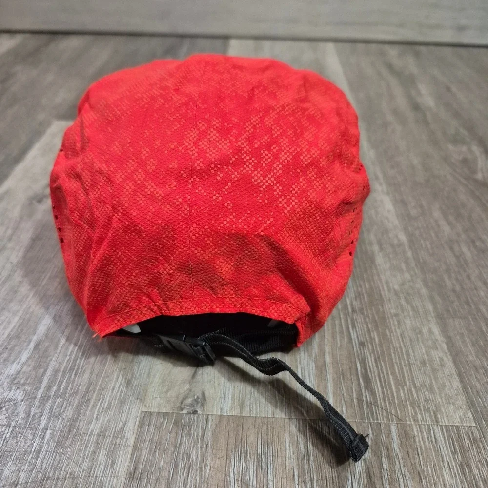 Athleta Womens Red Perforated Running Hat Adjustable Athletic Cap One Size